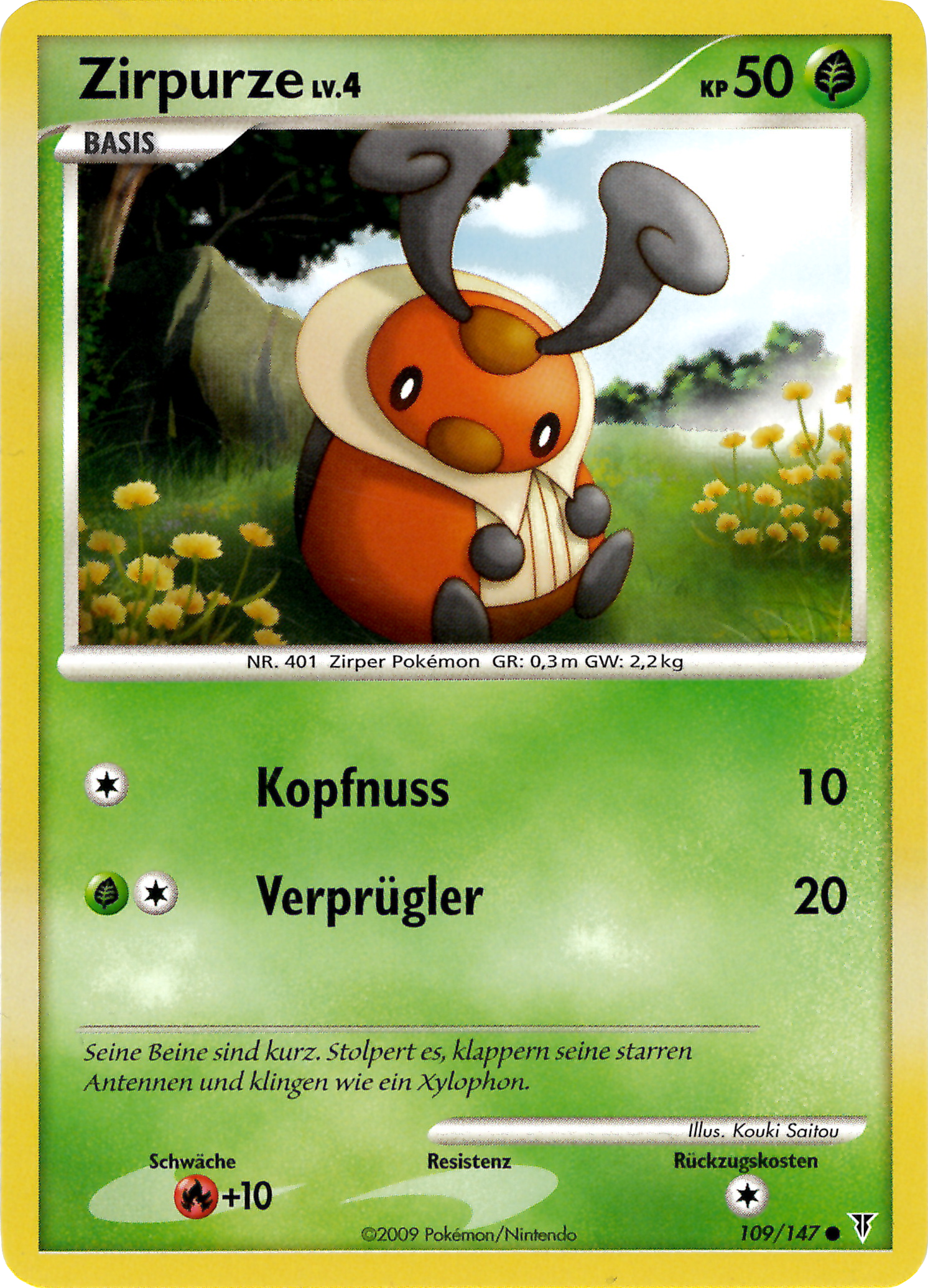 Zirpurze 109 — Supreme Victors (German Pokémon TCG card)