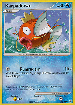 Karpador 110 — Supreme Victors (German Pokémon TCG card)