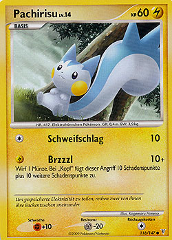 Pachirisu 118 — Supreme Victors (German Pokémon TCG card)