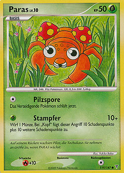Paras 119 — Supreme Victors (German Pokémon TCG card)