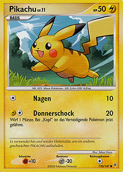 Pikachu 120 — Supreme Victors (German Pokémon TCG card)