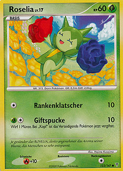 Roselia 123 — Supreme Victors (German Pokémon TCG card)