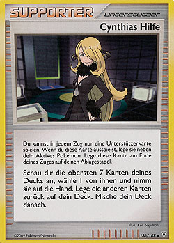 Cynthias Hilfe 136 — Supreme Victors (German Pokémon TCG card)