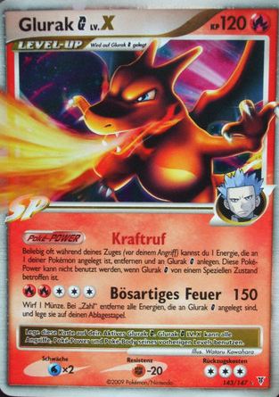 Glurak G 143 — Supreme Victors (German Pokémon TCG card)