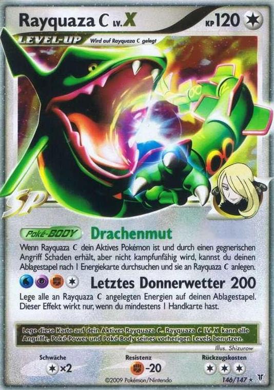 Rayquaza C 146 — Supreme Victors (German Pokémon TCG card)