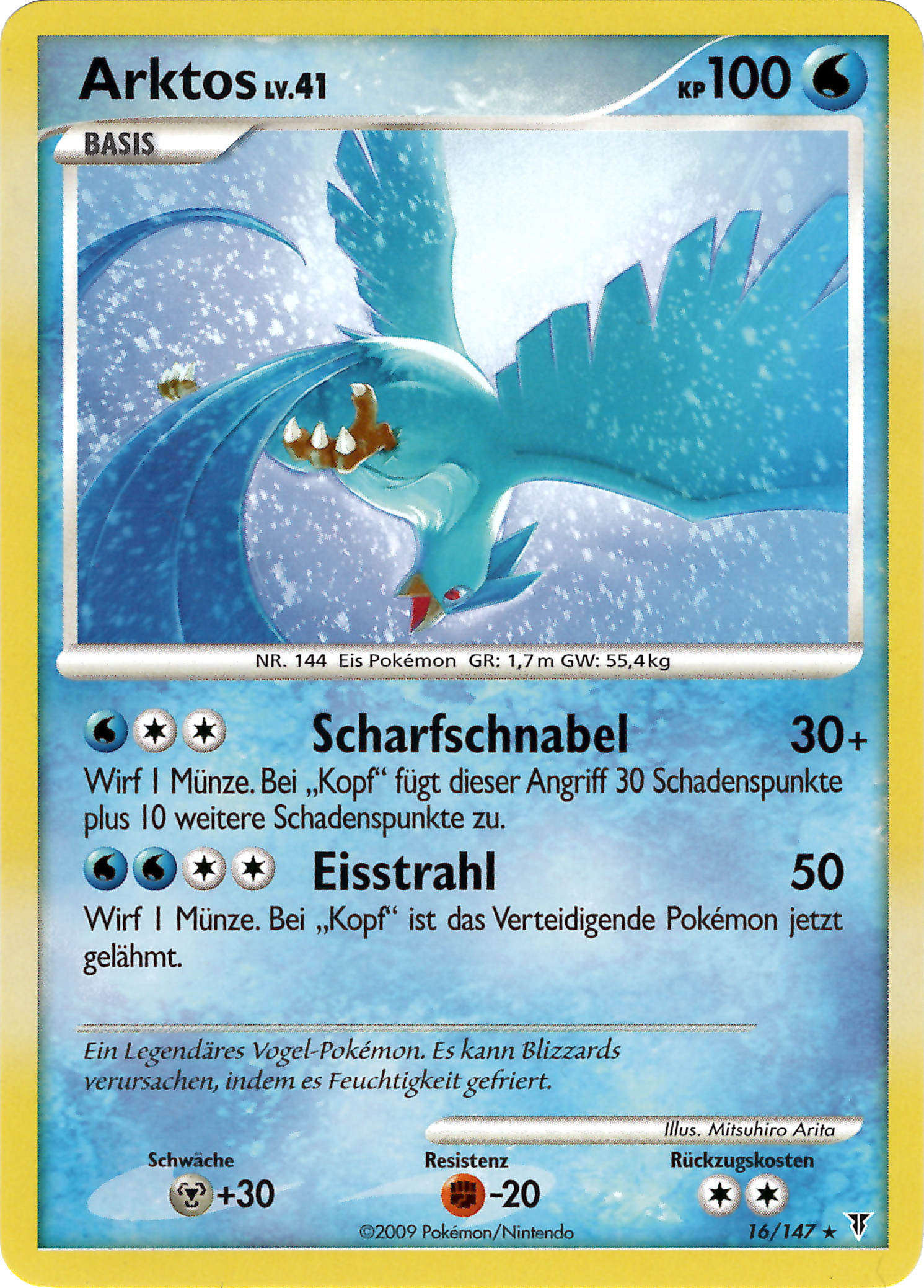 Arktos 16 — Supreme Victors (German Pokémon TCG card)