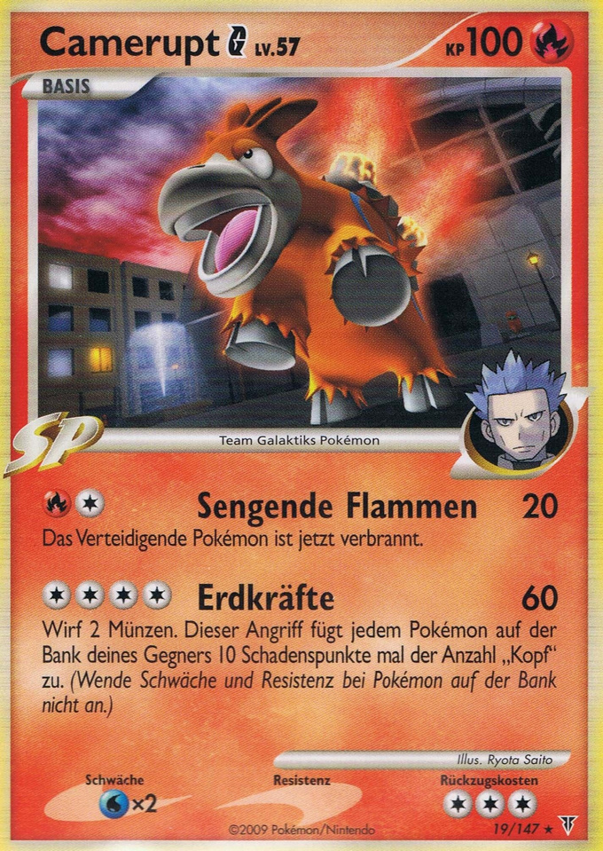Camerupt G 19 — Supreme Victors (German Pokémon TCG card)