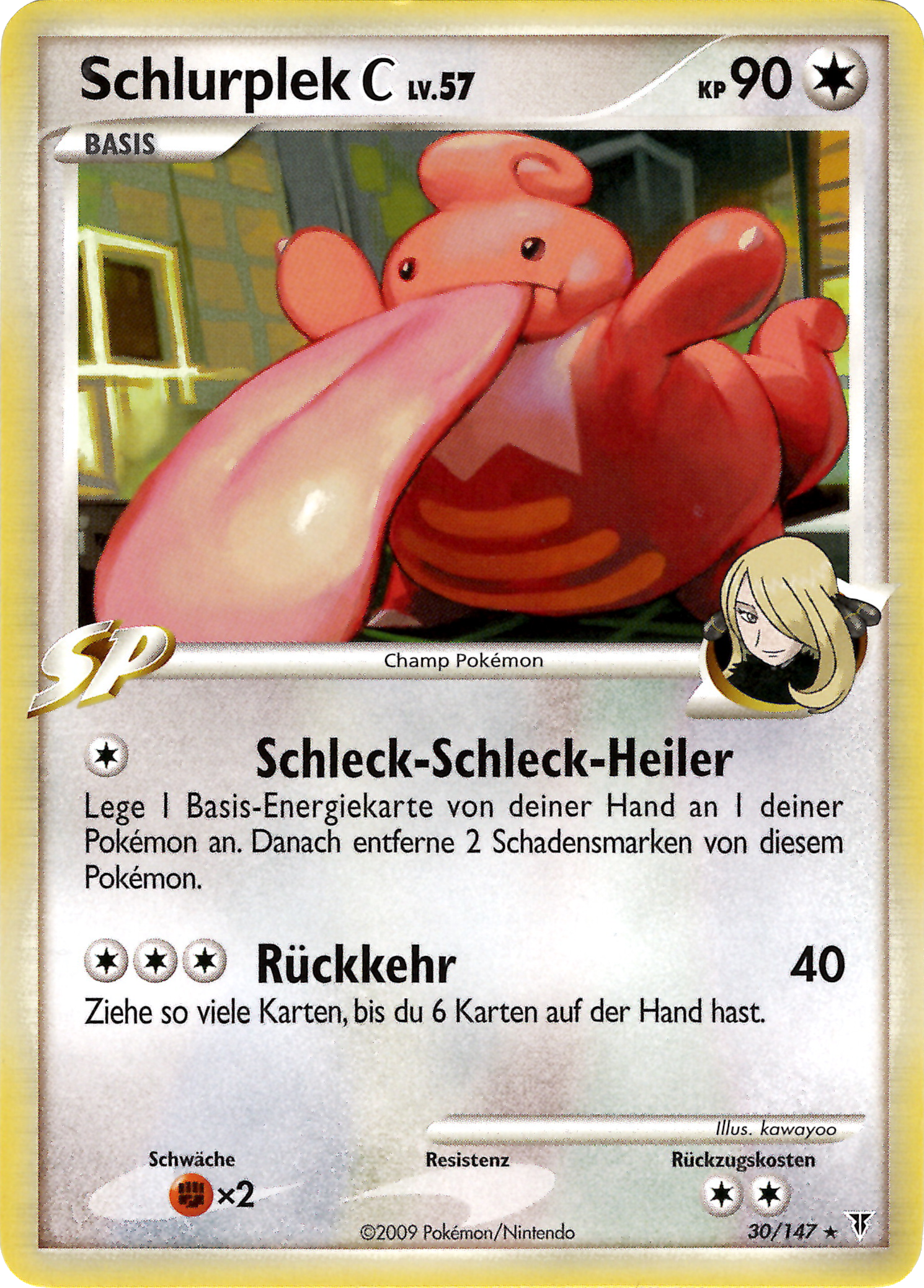 Schlurplek C 30 — Supreme Victors (German Pokémon TCG card)