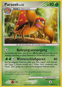Parasek 38 — Supreme Victors (German Pokémon TCG card)