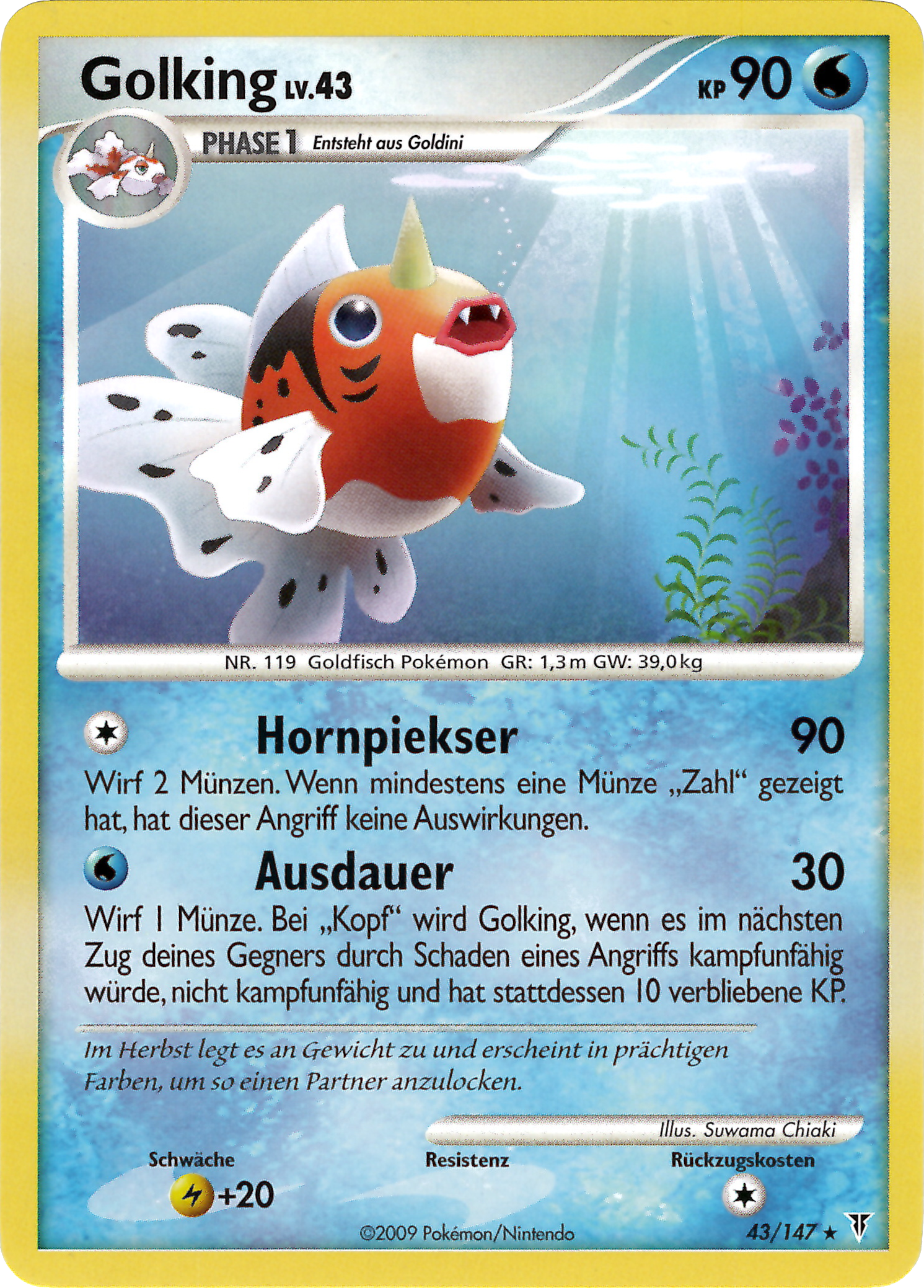 Golking 43 — Supreme Victors (German Pokémon TCG card)