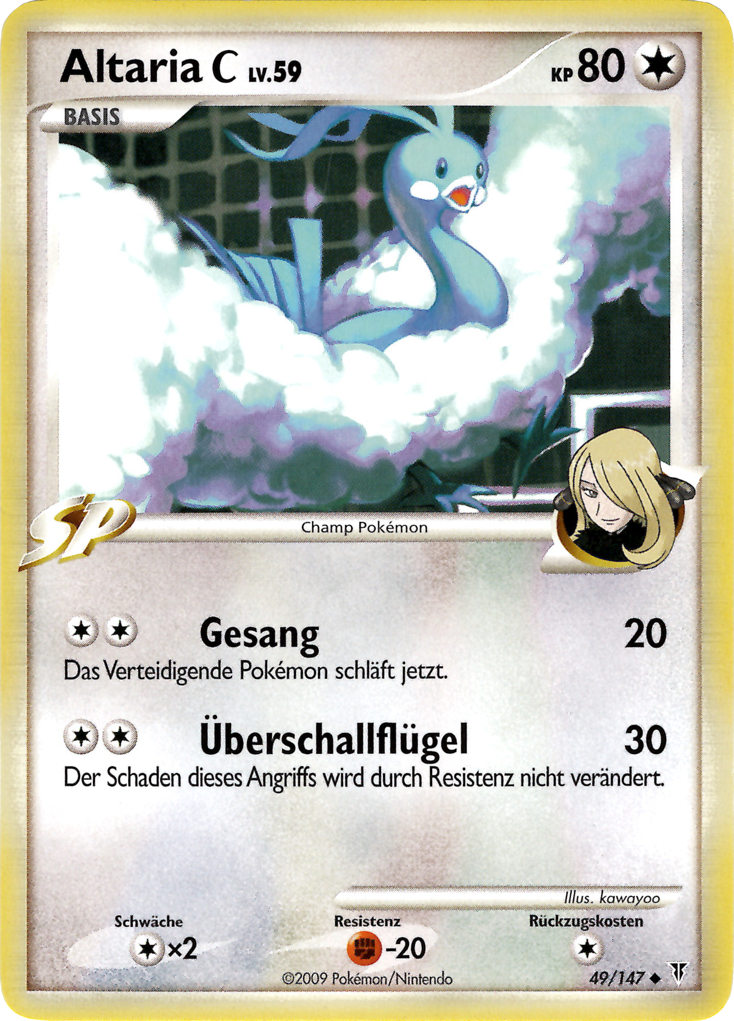 Altaria C 49 — Supreme Victors (German Pokémon TCG card)