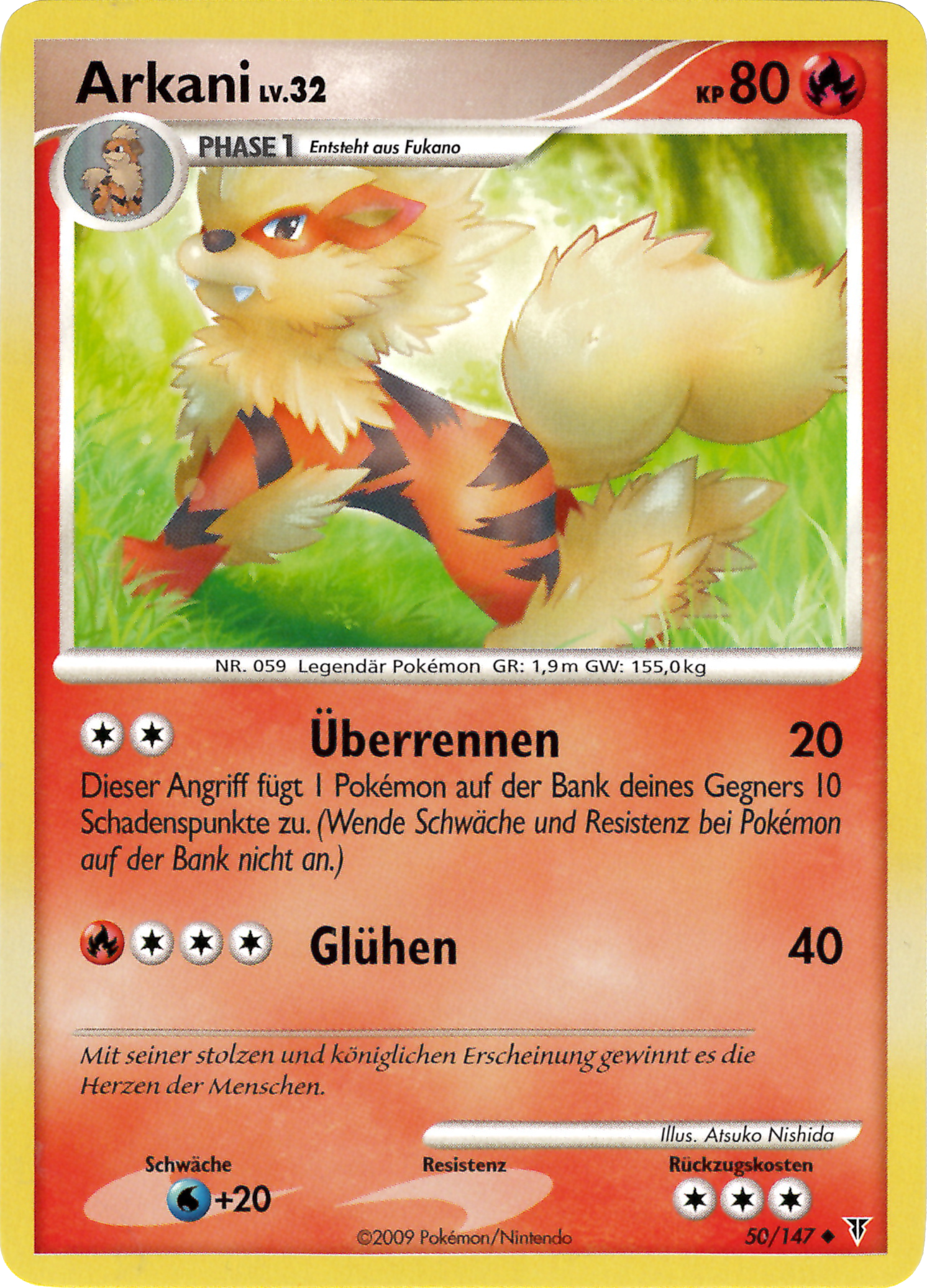 Arkani 50 — Supreme Victors (German Pokémon TCG card)
