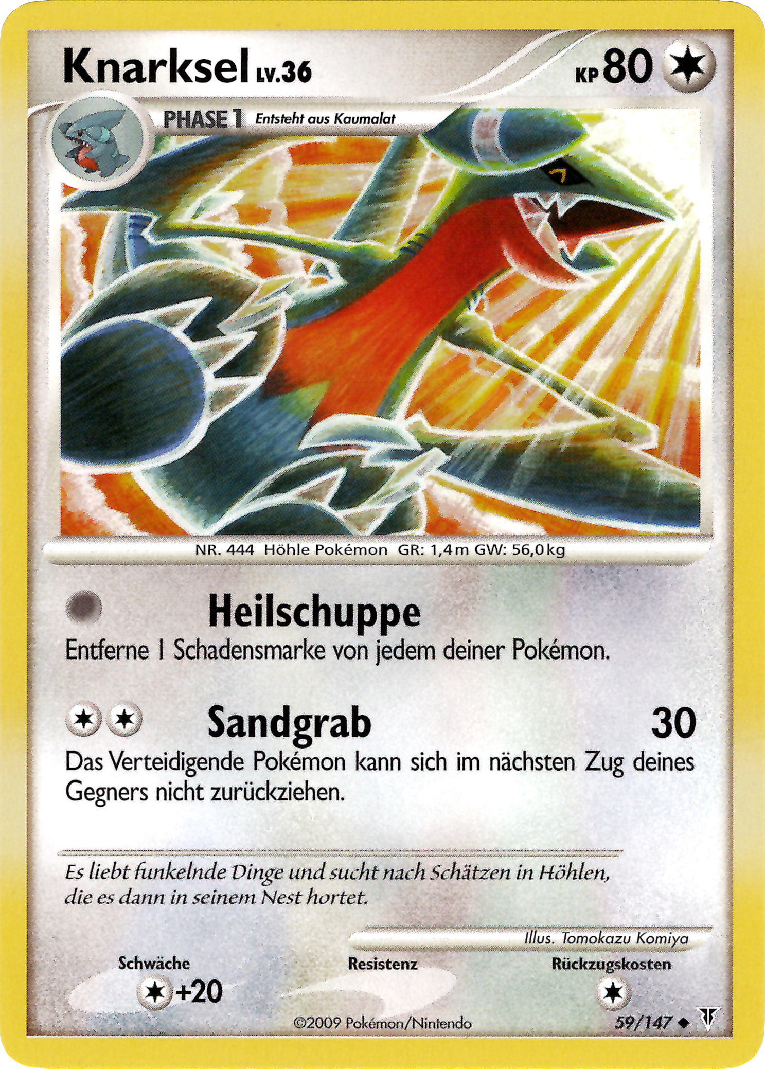 Knarksel 59 — Supreme Victors (German Pokémon TCG card)