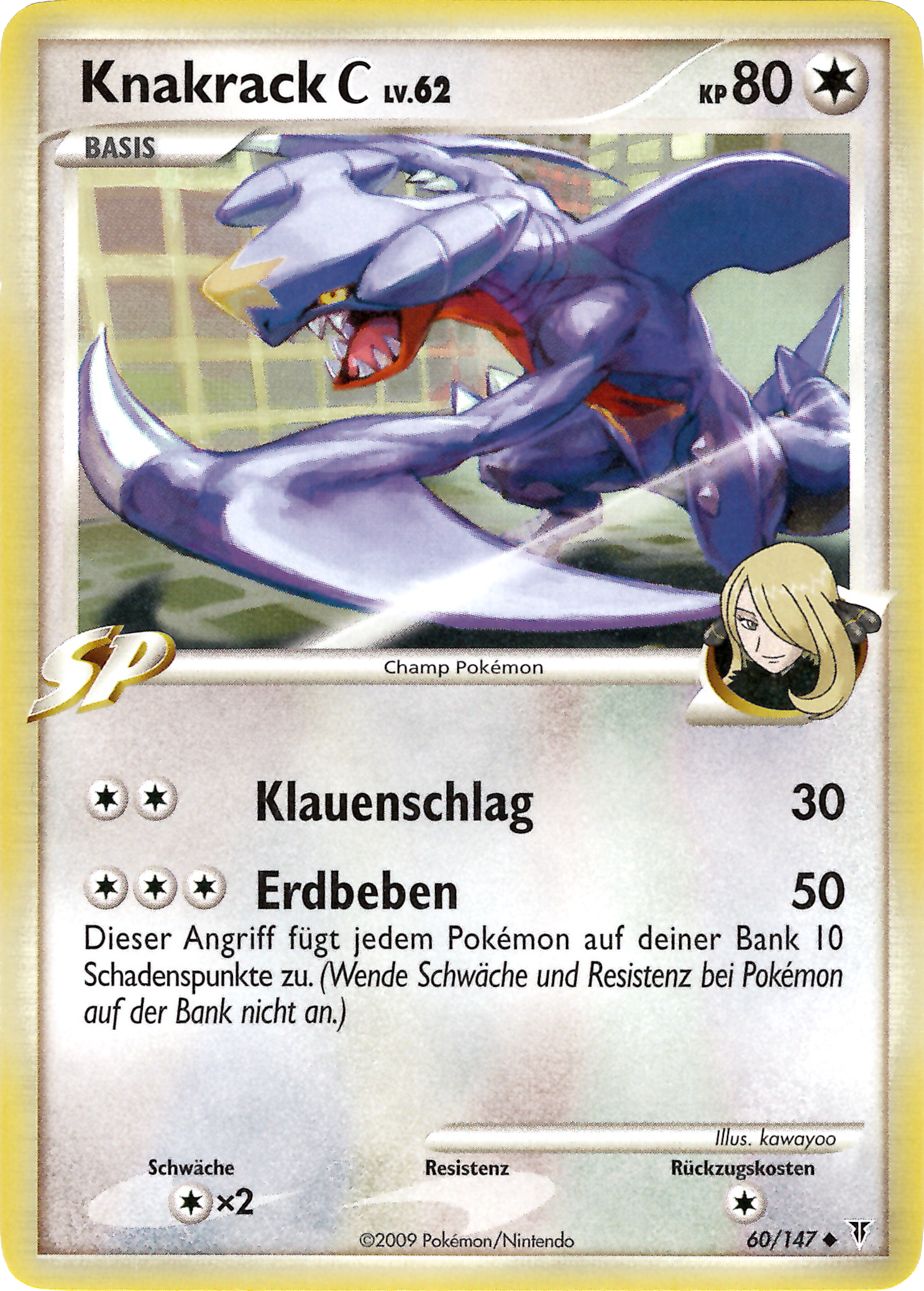 Knakrack C 60 — Supreme Victors (German Pokémon TCG card)