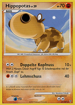 Hippopotas 61 — Supreme Victors (German Pokémon TCG card)