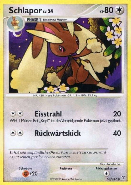 Schlapor 63 — Supreme Victors (German Pokémon TCG card)