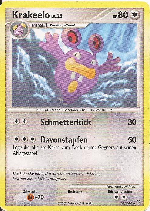 Krakeelo 64 — Supreme Victors (German Pokémon TCG card)