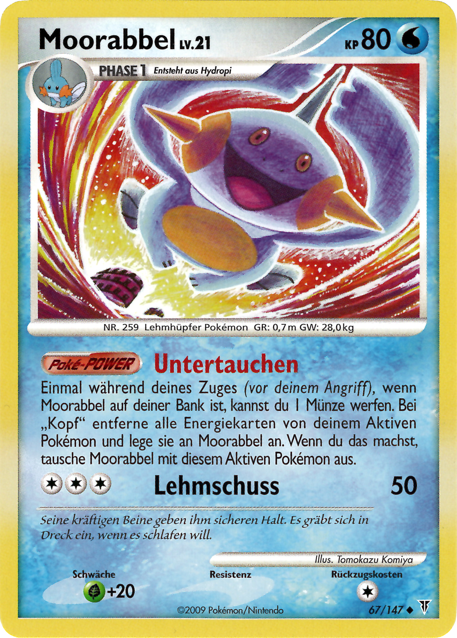 Moorabbel 67 — Supreme Victors (German Pokémon TCG card)