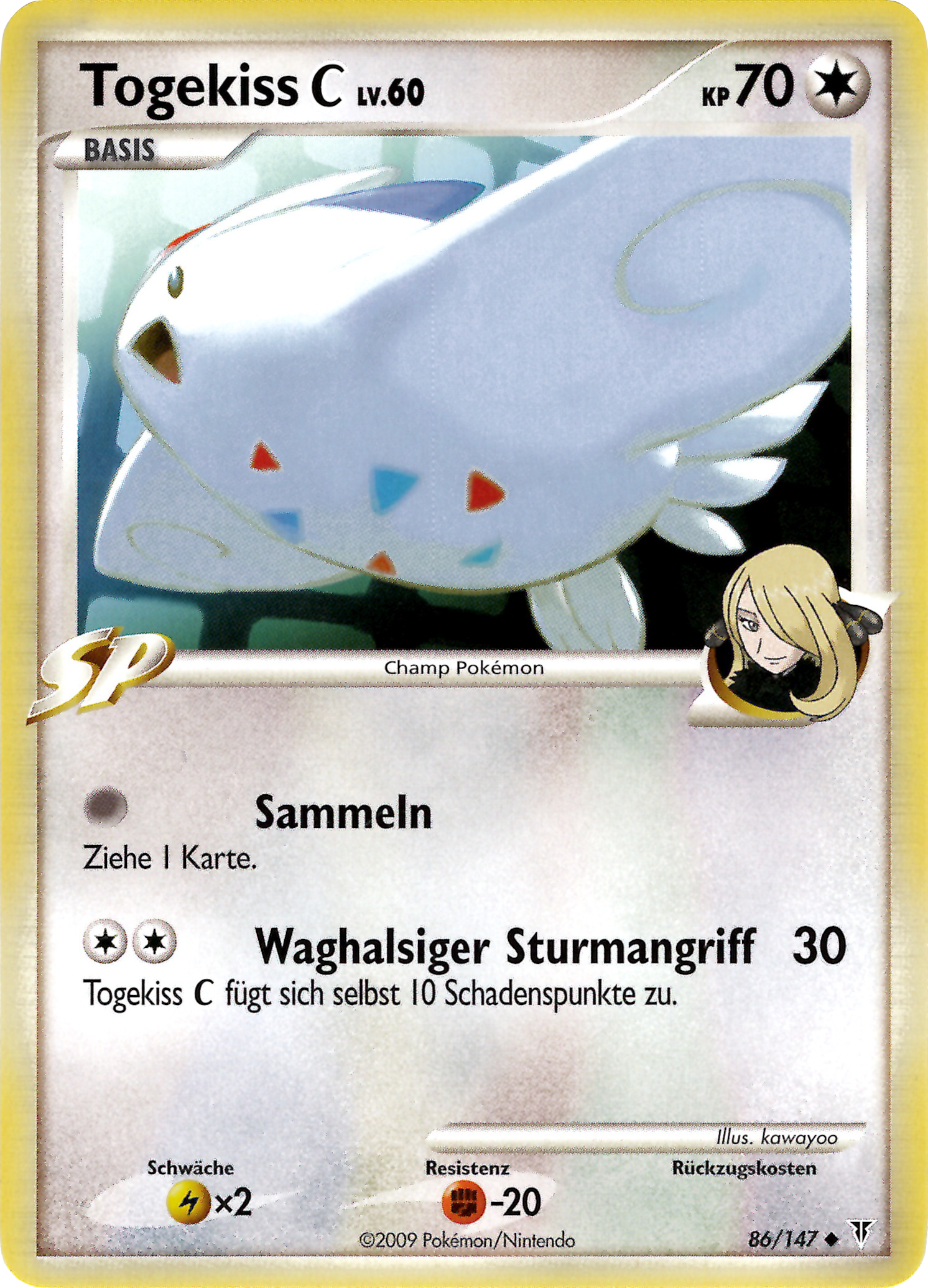Togekiss C 86 — Supreme Victors (German Pokémon TCG card)