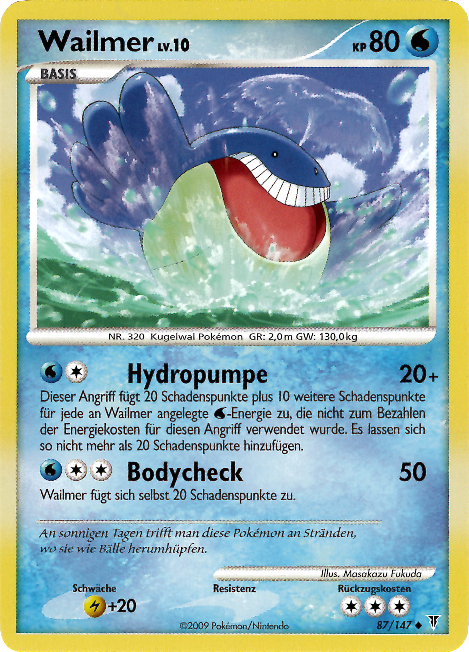 Wailmer 87 — Supreme Victors (German Pokémon TCG card)