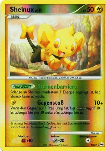 Zapdos G 12 — Arceus (German Pokémon TCG card)