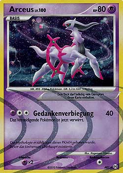 Voluminas 7 — Arceus (German Pokémon TCG card)
