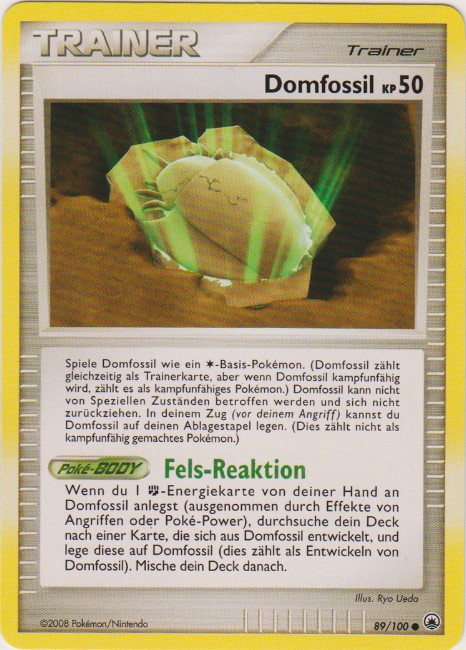 Domfossil 92 — Arceus (German Pokémon TCG card)