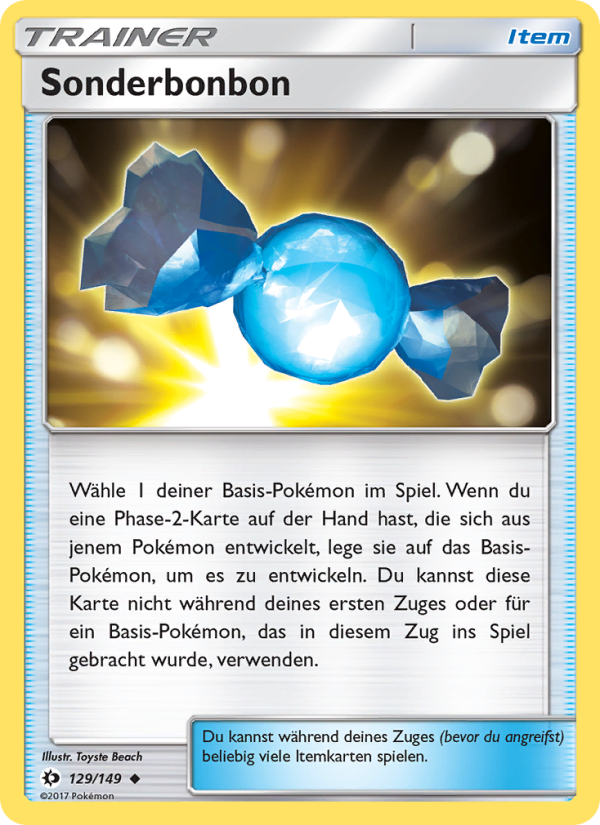 Sonderbonbon 129 — Sun & Moon (German Pokémon TCG card)