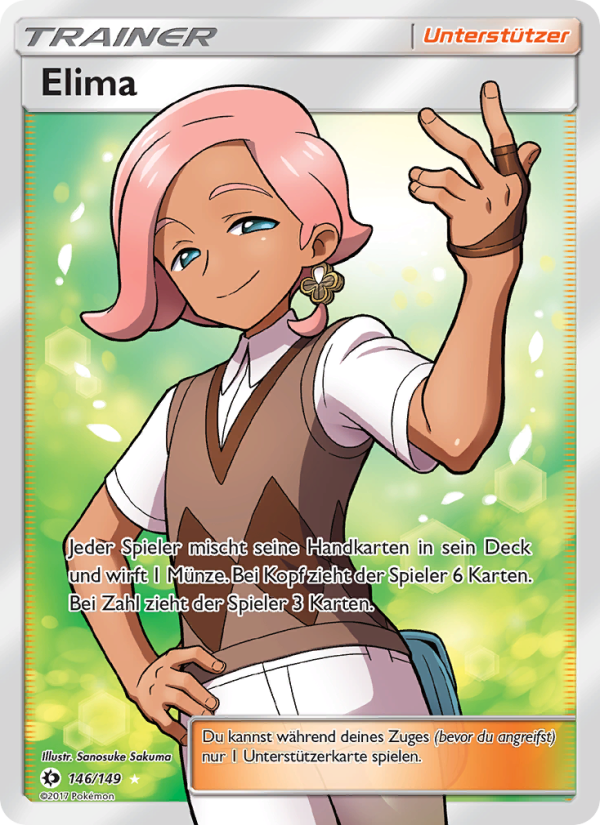 Elima 146 — Sun & Moon (German Pokémon TCG card)