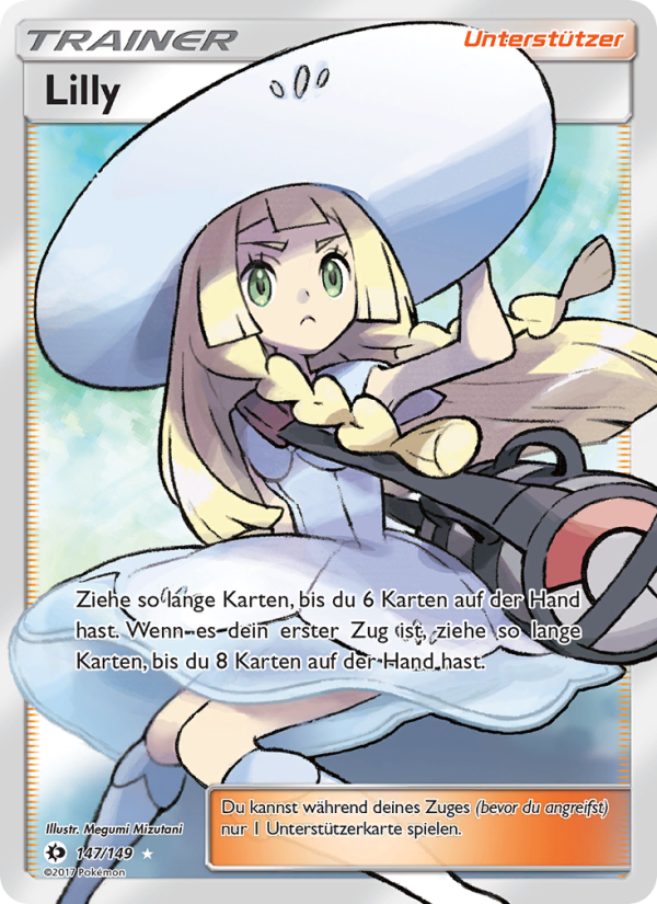 Lilly 147 — Sun & Moon (German Pokémon TCG card)