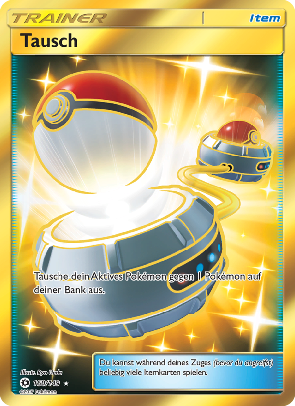 Tausch 160 — Sun & Moon (German Pokémon TCG card)