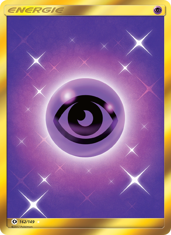 Psycho-Energie 162 — Sun & Moon (German Pokémon TCG card)