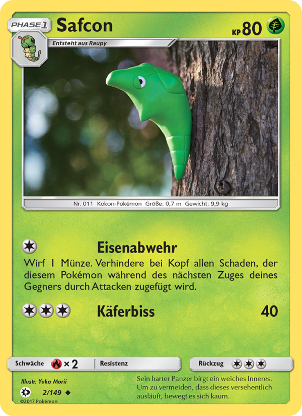 Safcon 2 — Sun & Moon (German Pokémon TCG card)