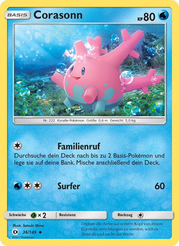 Corasonn 36 — Sun & Moon (German Pokémon TCG card)