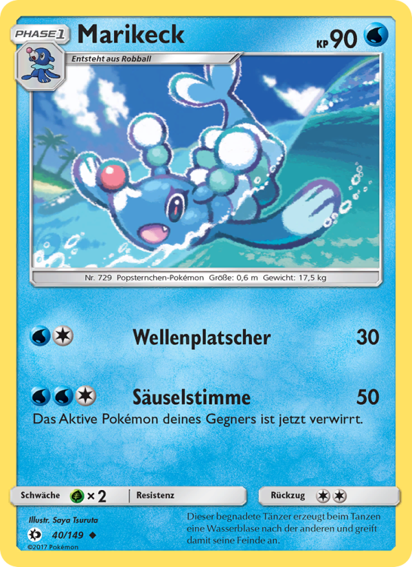 Marikeck 40 — Sun & Moon (German Pokémon TCG card)