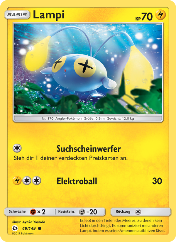 Lampi 49 — Sun & Moon (German Pokémon TCG card)