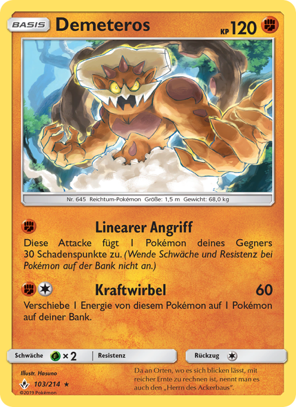 Demeteros 103 — Unbroken Bonds (German Pokémon TCG card)