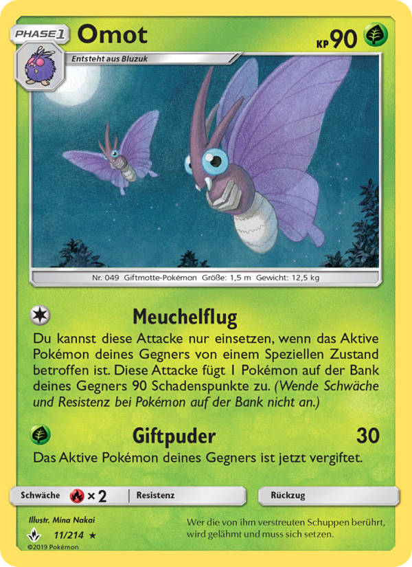 Omot 11 — Unbroken Bonds (German Pokémon TCG card)