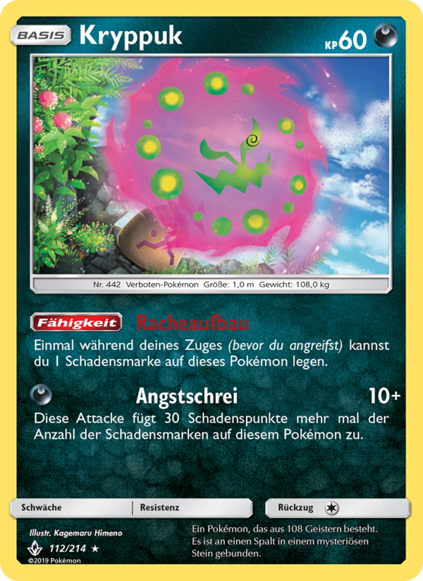 Kryppuk 112 — Unbroken Bonds (German Pokémon TCG card)