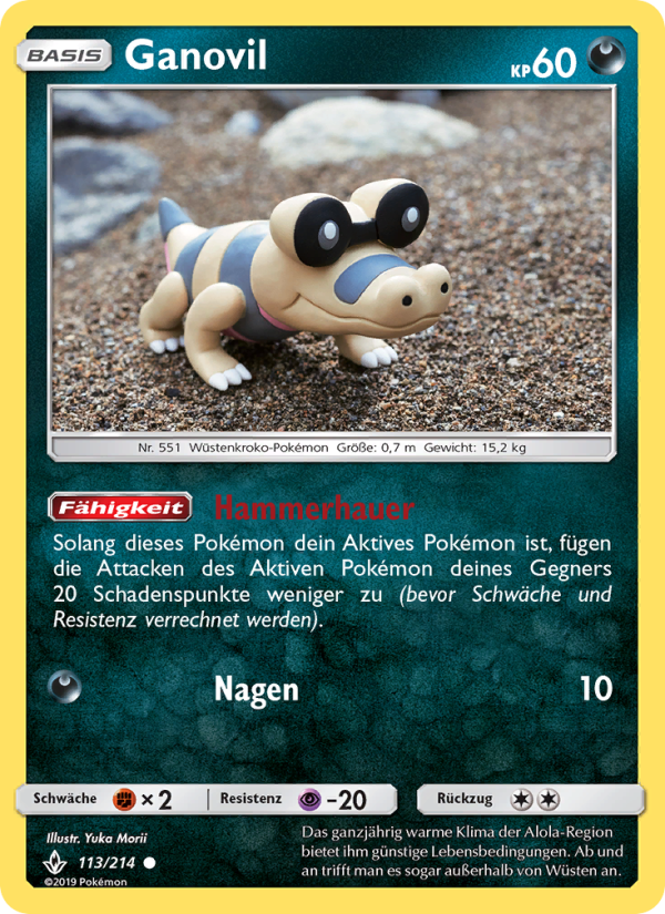 Ganovil 113 — Unbroken Bonds (German Pokémon TCG card)