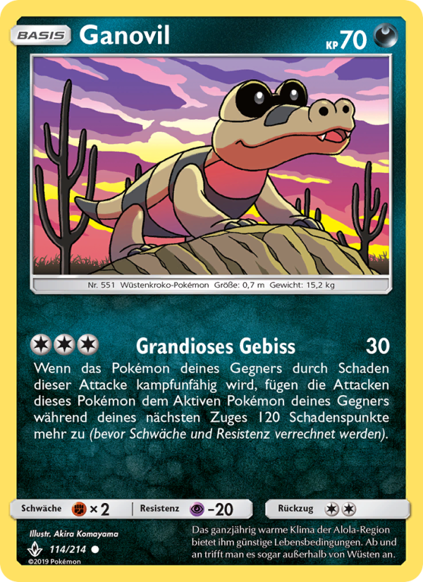 Ganovil 114 — Unbroken Bonds (German Pokémon TCG card)