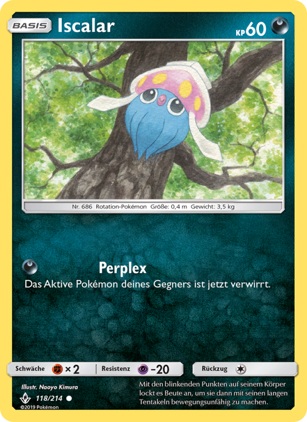 Iscalar 118 — Unbroken Bonds (German Pokémon TCG card)