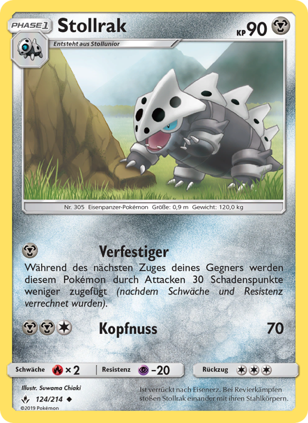 Stollrak 124 — Unbroken Bonds (German Pokémon TCG card)