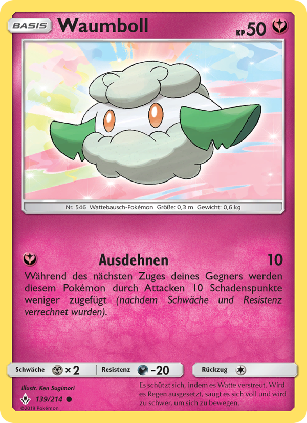 Waumboll 139 — Unbroken Bonds (German Pokémon TCG card)