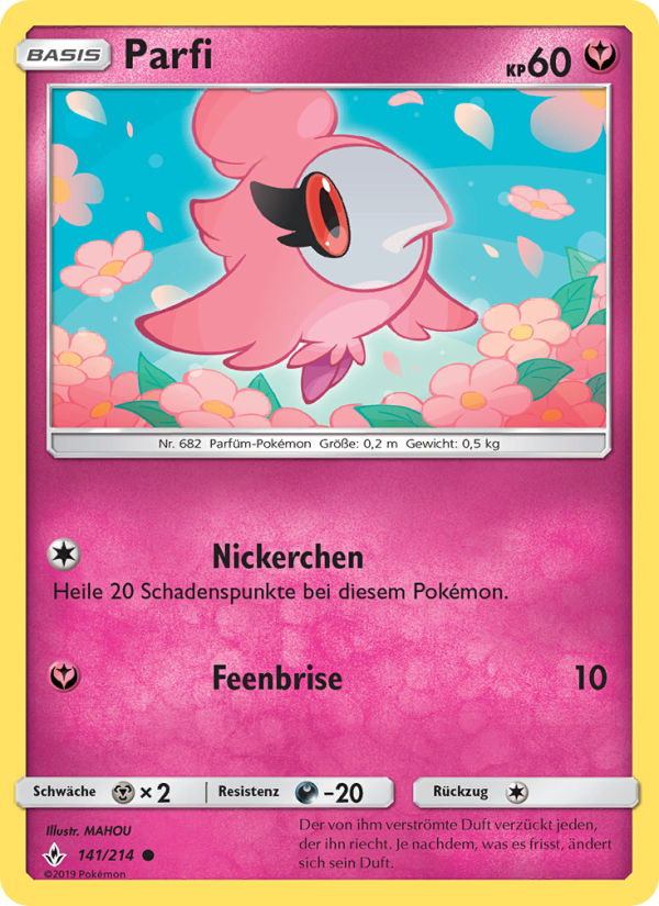 Parfi 141 — Unbroken Bonds (German Pokémon TCG card)
