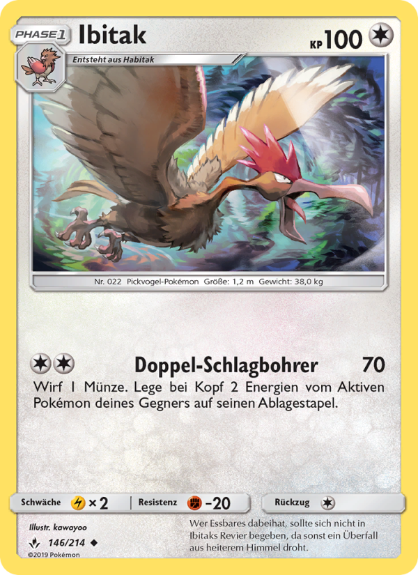 Ibitak 146 — Unbroken Bonds (German Pokémon TCG card)