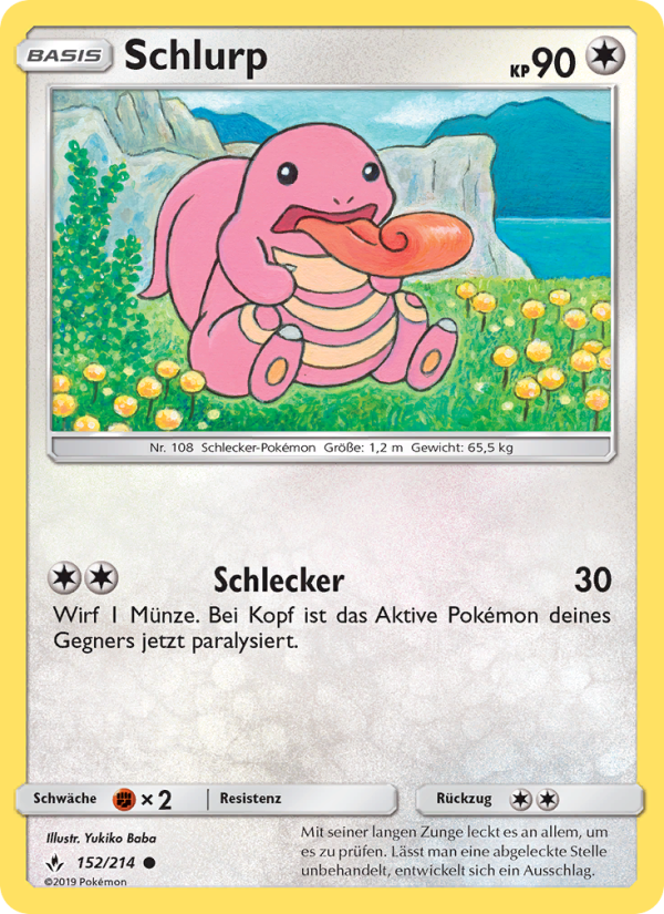 Schlurp 152 — Unbroken Bonds (German Pokémon TCG card)