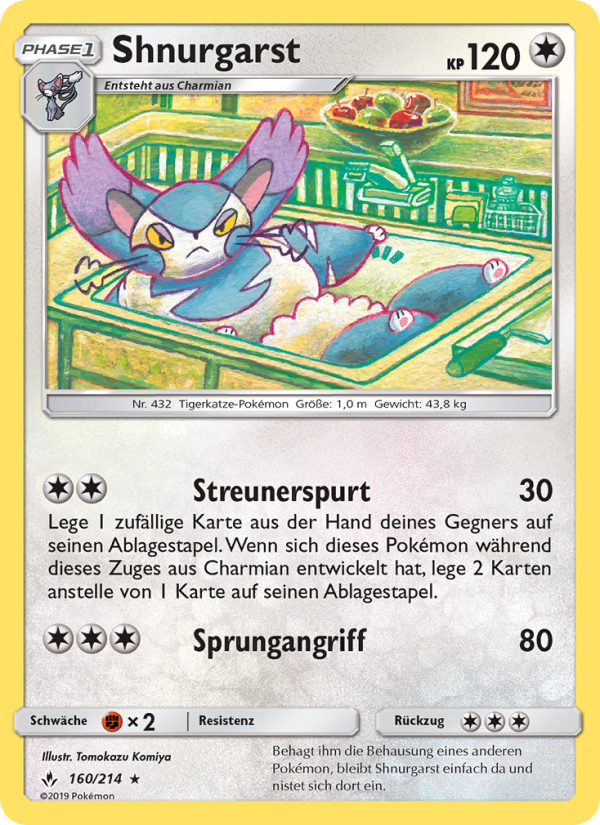 Shnurgarst 160 — Unbroken Bonds (German Pokémon TCG card)