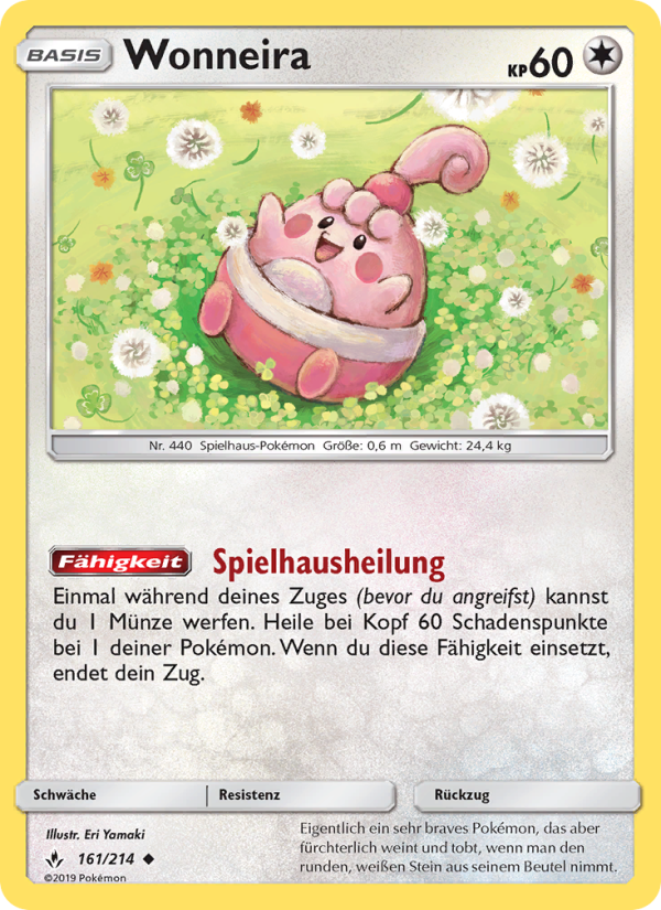 Wonneira 161 — Unbroken Bonds (German Pokémon TCG card)