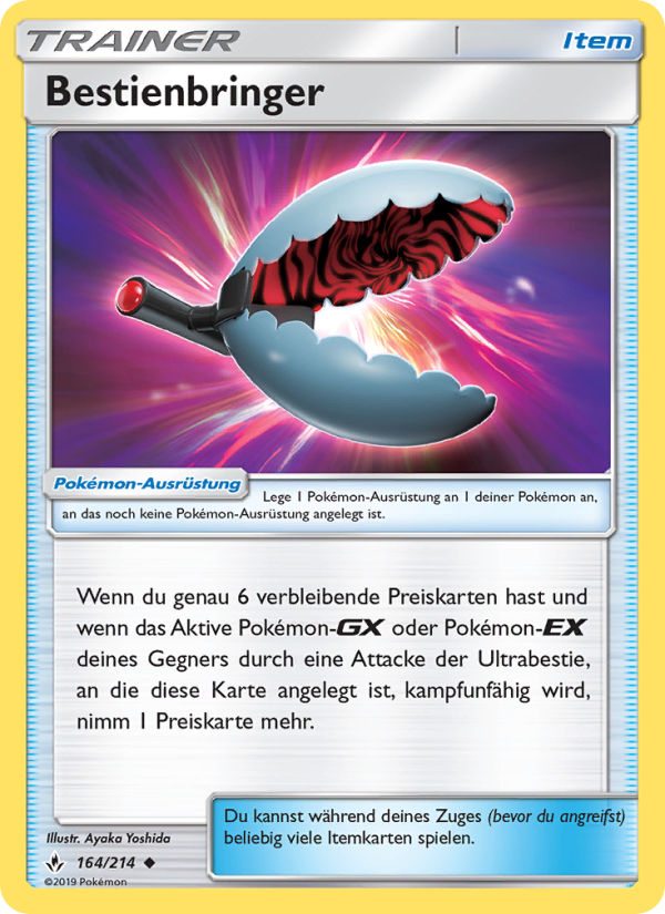 Bestienbringer 164 — Unbroken Bonds (German Pokémon TCG card)
